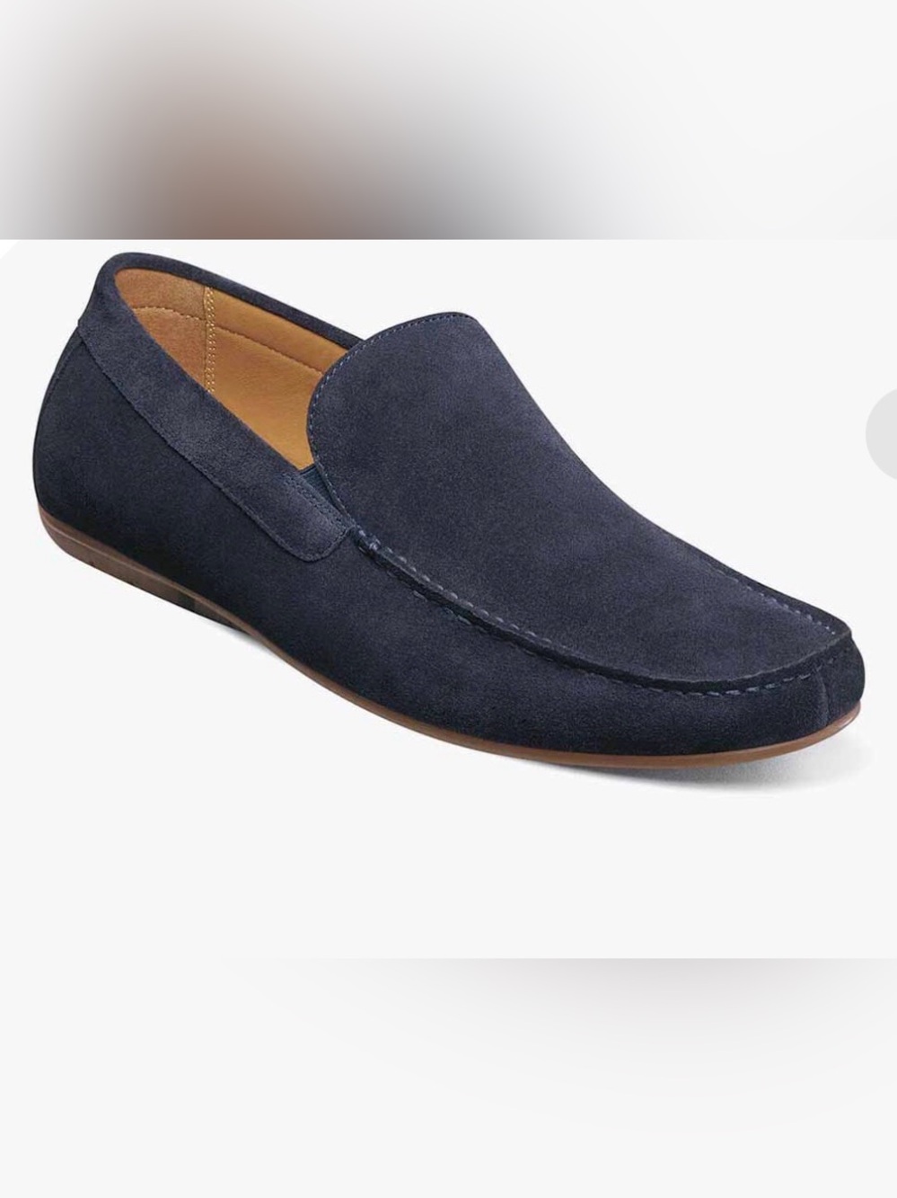 Florsheim Moc Toe Venetian Slip On | Navy Suede | Men’s 13